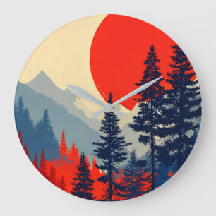 Roter Sonnenwald Uhr