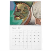 Roter Soul-Kalender Kalender (Feb 2027)