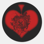 Roter Span Sticker (Vorderseite)