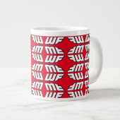 Roter Spiegel der WF-TASSE Jumbo-Tasse (Vorderseite Rechts)