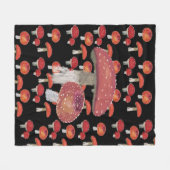 Roter Spielraum Fleecedecke (Vorderseite (Horizontal))