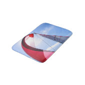 Roter Spinnaker mit Sun Badematte (Schrägansicht)