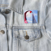 Roter Spinnaker mit Sun Button (Beispiel)