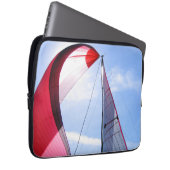Roter Spinnaker mit Sun Laptopschutzhülle (Vorne Rechts)