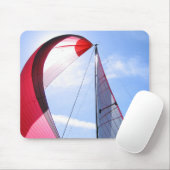 Roter Spinnaker mit Sun Mousepad (Mit Mouse)