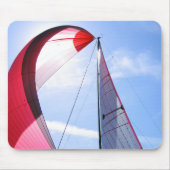 Roter Spinnaker mit Sun Mousepad (Vorne)