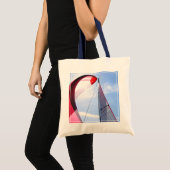 Roter Spinnaker mit Sun Tragetasche (Vorderseite (Produkt))