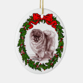 Roter Spitz Art von Glenda S. Harlan Keramik Ornament (Rechts)