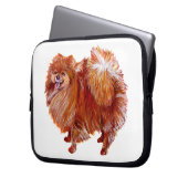 Roter Spitz Laptopschutzhülle (Vorderseite Links)