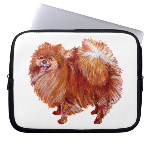 Roter Spitz Laptopschutzhülle (Vorderseite)