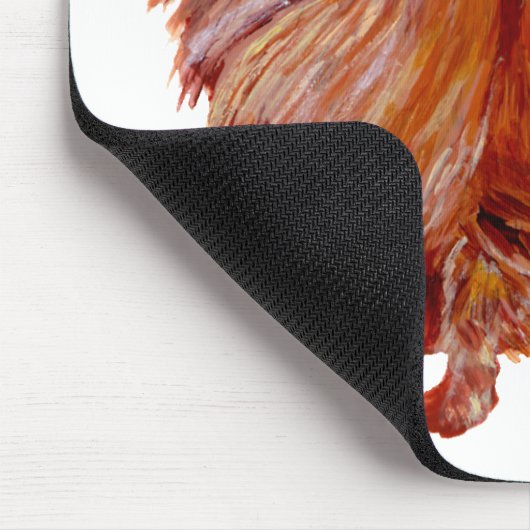 Roter Spitz Mousepad (Ecke)