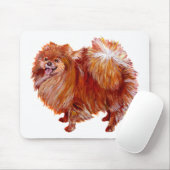 Roter Spitz Mousepad (Mit Mouse)