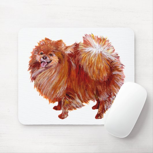 Roter Spitz Mousepad (Mit Mouse)