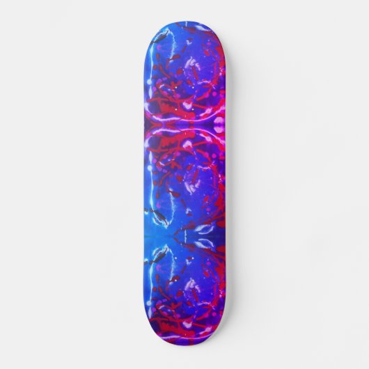 Roter Splash Skateboard (Vorderseite)