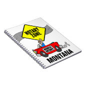 Roter Sportzentrum Montana Notizblock (Rechte Seite)