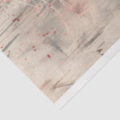 Roter Spritzer von White Horse Seidenpapier (Ausschnitt)