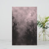 Roter Spuk Himmel mit Ravens Briefpapier (Stehend Vorderseite)