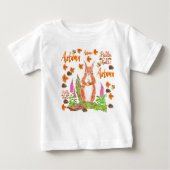 Roter Squirel Herbst/Fall Baby T-shirt (Vorderseite)