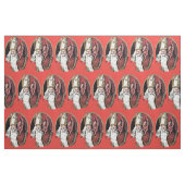 Roter St. Nikolaus Krampus Stoff (Fat Quarter (45,7 x 55,9 cm))