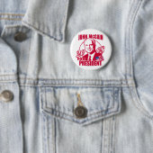 Roter Staaten McCain Knopf Button (Beispiel)
