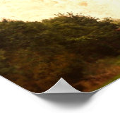 Roter Stall Art 2 Poster (Ecke)