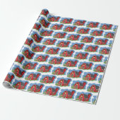 Roter Stall Geschenkpapier (Ungerollt)