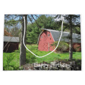 Roter Stall im Land Große Geschenktüte (Vorderseite)