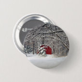 Roter Stall im Schnee 2011 Button (Vorne & Hinten)