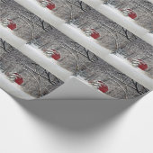 Roter Stall im Schnee 2011 Geschenkpapier (Ecke)