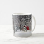 Roter Stall im Schnee 2011 Kaffeetasse (VorderseiteRechts)