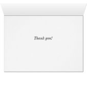 Roter Stall im Schnee schmerzhaft Danke Karte (Innenansicht Horizontal (Unten))