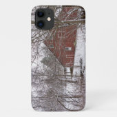 Roter Stall im Snow iPhone-Fall Case-Mate iPhone Hülle (Rückseite)