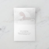 Roter Stall im Winter Dankeschön Karte 2 (Innenseite)