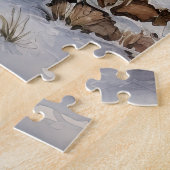 Roter Stall im Winter Puzzle (Seite)