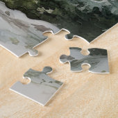 Roter Stall im Winter Puzzle (Seite)