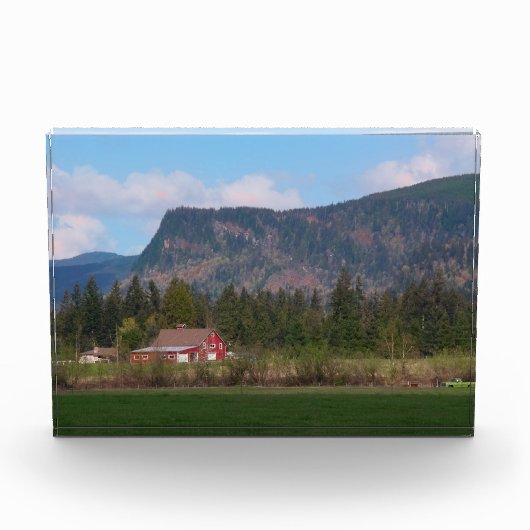 Roter Stall und Monte Enumclaw Fotoblock (Vorderseite)