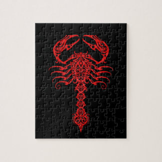 Roter Stammes- Skorpion Puzzle