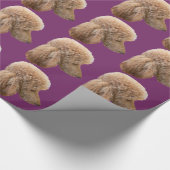 ROTER STANDARDPUDEL GESCHENKPAPIER (Ecke)