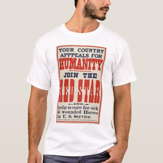 Roter Star- 1918 T-Shirt (Vorderseite)