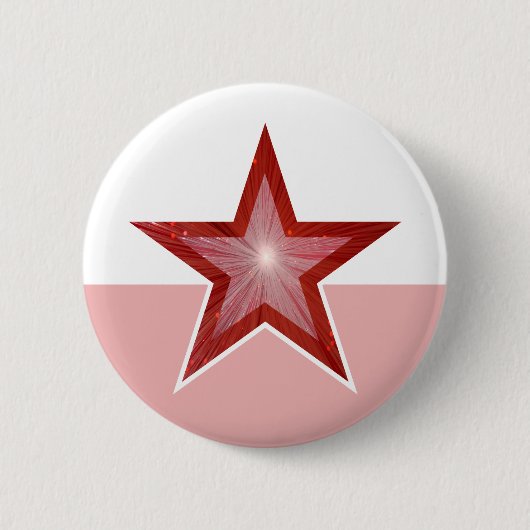 Roter Star-Button Button (Vorderseite)
