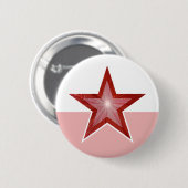 Roter Star-Button Button (Vorne & Hinten)