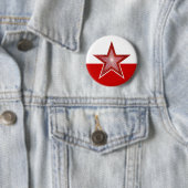 Roter Star-Button rot weiß Button (Beispiel)