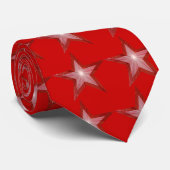Roter Star-Krawatte Krawatte (Gerollt)