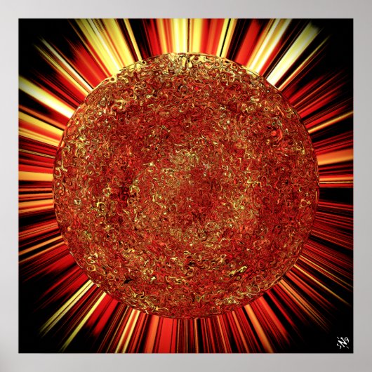 Roter Star Poster (Vorne)