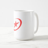 Roter Star-Tasse Kaffeetasse (VorderseiteRechts)