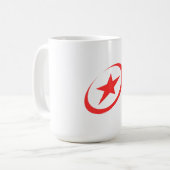Roter Star-Tasse Kaffeetasse (Vorderseite Links)