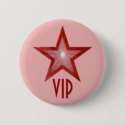 Roter Star-VIP-Button pink Button (Vorderseite)