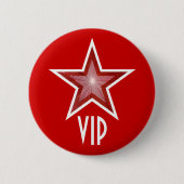 Roter Star-VIP-Button rot Button (Vorderseite)