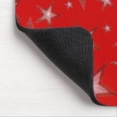 Roter Stars-Mousepad Mousepad (Ecke)