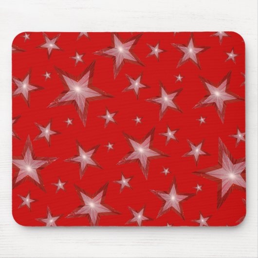 Roter Stars-Mousepad Mousepad (Vorne)